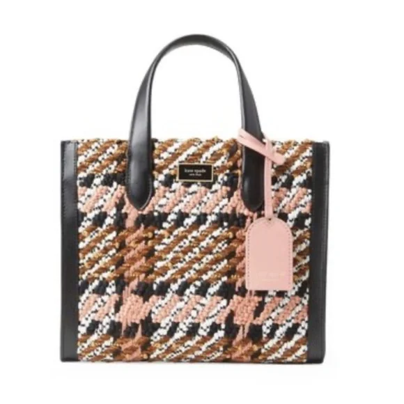 【kate spade】Manhattan Plaid Small Tote
